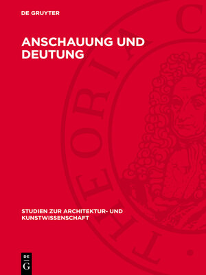 cover image of Anschauung und Deutung